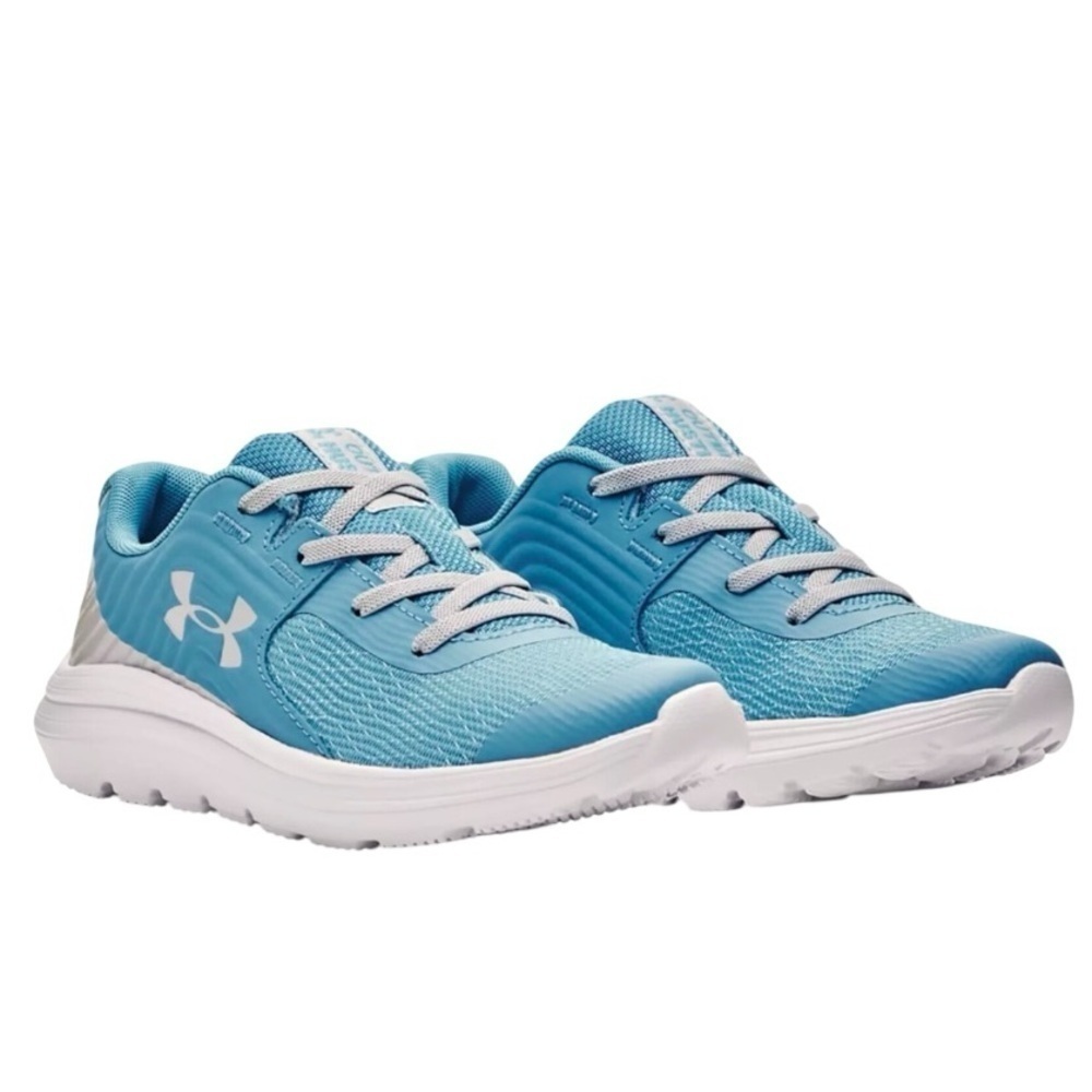 NEW  Under Armour UA GGS Outhustle Print Blue Sneaker Shoes